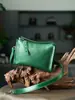Nueva Bolsa de Moda Cuero Curtido Vegetal Capa Superior Piel de Vaca Bolso para Mujer Bolso Cruzado de Cuero Genuino Cuero de Yeso Bolso Vintage Tipo Almohada 832