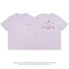 Ropa para Hombre 2025 Verano Nuevo Estampado Americano Manga Corta para Hombre Retro Versátil Cuello Redondo Camiseta Casual para Mujer Tendencia Ins Venta al por Mayor