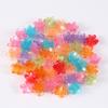 Conjunto de 50 Peças de Acessórios de Cabelo Trançados Infantis em Lata, Conjunto de Presilhas Pequenas Flor Estrela Coloridas de Doce, Garras de Cabelo Trançadas em Formato de Coração