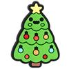 Zapatos Croc de Papá Noel Navideño Hebilla de Zapato de Flor Goma Suave de PVC Hebilla Decorativa Desmontable DIY Gratis Listo en Stock