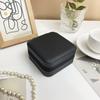 Caja de Almacenamiento de Joyas Transfronteriza Portátil con Cremallera Bolsa de Viaje Joyas Aretes Aretes Caja de Almacenamiento de Joyas de Pu