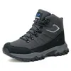 Nuevos zapatos casuales para hombre para exteriores de otoño e invierno, antideslizantes, cómodos para senderismo y montañismo, de caña alta, disponibles en tallas grandes, venta al por mayor para ventas transfronterizas, y cálidos