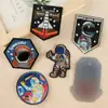Duoku bordado computador astronauta Força Aérea acessórios de vestuário adesivos de patch DIY fabricante emblema de tecido adesivos de tecido bordados