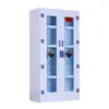Gabinete Ácido-Base de PP Gabinete de Reactivos de Laboratorio Gabinete de Medicamentos Químicos Anti-Corrosión Ácido Fuerte y Álcali Fuerte Gabinete de Almacenamiento con Doble Cerradura Gabinete de Utensilios