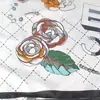 Pañuelo Cuadrado de Seda Sarga de 90 cm con Textura Delicada Chal Estilo Retro Pañuelo Cuadrado Venta al por Mayor Lujo Accesible Moda Chal para Damas