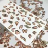 Água Vermelha tamanho pequeno Mini Formato Plano Pêssego Claro Nail Art Broca de Unha Tamanho Misto DIY Vidro