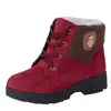 Nuevas Botas de Nieve Engrosadas 2025 Zapatos Cálidos de Invierno Antideslizantes Zapatos de Algodón para Madres de Mediana Edad y Ancianos Zapatos de Algodón de Caña Alta para Mujer