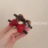 Acetato Texturizado Nuevo Esquema de Color Pasador de Pelo con Lazo Tridimensional Pinza de Resorte Nuevo Estilo Chica Dulce Accesorio Versátil para el Cabello
