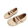 Sapatos Mary Jane Retro de Bolinhas para Mulheres, com Tiras e Salto Baixo, Novo Estilo Outono 2026, Sapatilhas que Aumentam a Altura, Sapatos Femininos Estilo Francês