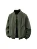Nuevos estilos de otoño e invierno: chaqueta de trabajo para hombre, prenda exterior casual de corte holgado, cuello alto retro estilo japonés, prenda exterior cálida