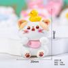 Resina diy acessórios dos desenhos animados banho gatinho série creme cola telefone caso patch crianças acessórios de cabelo material de decoração