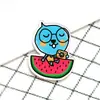 Insignia acrílica Le Burger broche de caricatura de papas fritas pegatina para funda de teléfono accesorio para bolsa pin en stock muñeca sin