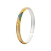 Pulseira de Prata Pura 9999 Banhada a Ouro Milhas de Rios e Montanhas, Novo Estilo Chinês, Estilo Nacional, Votos de Montanha e Mar, Pulseira de Esmalte, Presente de Joia