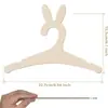 Cabide de Madeira Infantil em Formato de Urso Transfronteiriço, Cabide Criativo para Casa, Cabide de Madeira DIY para Quarto Infantil
