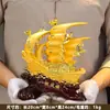 Adorno de Velero de una Vela Navegación Suave Manualidad Escritorio de Oficina Feng Shui Sala de Estar del Hogar Decoración de Gabinete de Vino