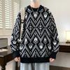 Quente em estoque Transfronteiriço Quente Outono e Inverno Novo Casual Suéter Gola Careca Suéter Base plus size Suéter Solto