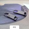 Tirador de metal con cremallera desmontable, accesorio para ropa, abrigo, bolso, bolso, cremallera, colgante
