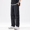 Calças Reta Paraquedas, Calças Paraquedista, Calças Casuais Masculinas e Femininas, Roupa de Casal, Macacão Verão Estilo Japonês Secagem Rápida High Street, Calças Finas