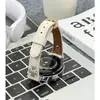 Adecuado para Huawei Gt7/5 Correa de Reloj en Forma de Cruz Watch6Gt5Pro Hebilla de Herradura de Cuero Correa de Muñeca para Mujer