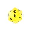 Dados Poliedros de Ópalo Amarillo Dorado Sintético Poliedro Tallado Digital DNDTRPG Siete juegos de Dados Z02