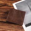 Porta-moedas Horizontal Minimalista com Múltiplos Porta-Cartões Carteira Masculina de Moda em PU Estilo Coreano Porta-Cartões Dobrável Fino Selecionado Cuidadosamente
