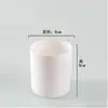 Tazas de Velas Aromáticas con Tapa al por Mayor en Stock para Navidad, Bodas, Banquetes, Portavelas de Moda, Adornos de Vidrio Románticos para Restaurantes