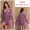 Pijamas Sexy para Mulheres, Saia de Alcinha de Verão, Camisola Sexy Estilo Pura Luxúria de Renda Fina, Conjunto de Camisola com Bojos