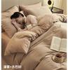 Juego de cama de cuatro piezas de algodón puro Algodón puro 2025 Nuevo Cama Cama Sábanas Funda de edredón Cama Sábanas Ropa de cama para dormitorio Juego de tres piezas