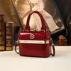Bolsa Caja Pequeña 2026 Nuevo Bolso de Mano Caja de Verano Cuero Patentado Bolso de Mujer Hombro Único Cruzado Bolso Pequeño Versátil Mini