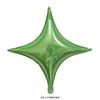 Globo de película de aluminio de 26 pulgadas con forma de estrella de cuatro esquinas y 11 colores, ideal para bodas y fiestas de cumpleaños.