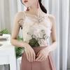 Coringa bordado tridimensional pequeno fresco sabor Hong Kong retro chique camisola de malha feminina verão desgaste 2 023 Nova Maré