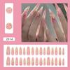 Doce e gentil branco doce menina Nail Art Nail Patch Terminado Advanced Sense Fake Nail Removível Wearable