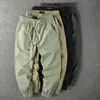 Pantalones de Trabajo de Color Sólido para Hombre de Primavera y Otoño, Nuevos, Rectos, Holgados, Cómodos, Adelgazantes, Deportivos, Casuales, Venta al por Mayor, para Niños