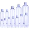 100ml Botella de Plástico Transparente con Tapa abatible para Tinta 250ml Botella Dispensadora de Líquido 500ml Botella de Agua Redonda con Hombro Gotero