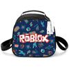 Bolsa de Almuerzo para Estudiantes de Primaria, Bolsa de Picnic, Bolsa de Hielo Redonda, Bolsa Térmica con Estampado Divertido, Bolsa de Hombro Única, Bolsa de Almuerzo de Dibujos Animados