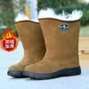 [Seleção Premium] Botas Masculinas de Cano Alto Acolchoadas com Lã Grossa, Quentes, Antiderrapantes, Resistentes ao Frio, Casuais, Leves, Confortáveis, Impermeáveis, Quentes e Duráveis
