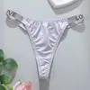 Pantalones T de Moda al por Mayor Ropa Interior Sexy Estilo Europeo y Americano Venta al por Mayor Transfronteriza de Baja Cintura Pura Deseo de Corte Alto Calzones Blancos