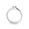 Ajustador de Anillo Transparente Invisible Cambio de Tamaño de Anillo Bucle para Dedo de Anillo Pequeño Elasto Alambre de Resorte Enrollable Artefacto
