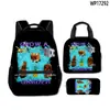 Novo Jogo 3D Transfronteiriço Cultive um Jardim Mochila Lancheira Estojo Conjunto de Três Peças