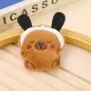 Lindo llavero de capibara que cambia de disfraz, colgante de bolsa de peluche DIY de capibara, accesorio decorativo, disponible para venta al por mayor