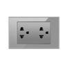 Tomada Padrão Americano com Interruptor 16A Estilo Americano 110V Painel de Tomada Multifuncional Sul-Americano com Interface USB Painel de Tomada