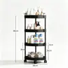 Estante de almacenamiento para baño, estante de esquina de pie, organizador de artículos de tocador, estante triangular de esquina para baño