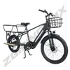 Exportación al por mayor personalizada de bicicletas eléctricas con asistencia de 20-24 pulgadas para transportar mercancías y entregar comida a domicilio