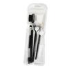 Cepillo de Doble Cabeza de Acero Inoxidable Cepillo para Máscara Peine Cepillo Cardado de Aguja de Acero para Pata de Mosca Cepillo para Máscara Segmentado Parcial Pequeño