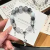 Pulsera auspiciosa de dragón estilo chino Nuevo estilo chino Colgante de la fortuna Pulsera de pareja del zodíaco Regalo para el año del zodíaco