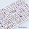 Dongzhou 8*10mm Ovo de Pombo K9 Strass de Costas Pontiagudas Oval Strass para Arte de Unhas Fabricante Atacado Revestido Novo Produto Strass de Cristal Deslumbrante