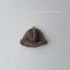 Gorros para niños para otoño e invierno, gorros de punto, gorritos elegantes para bebés, gorros con chupete, gorros cálidos de pullover