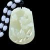 Colgante Zodíaco de Jade Afgano Collar de Jade para Hombre y Mujer Colgante de Jade para Pareja Colgante Zodíaco de Este Año