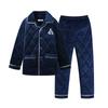 Conjunto de Pijama Acolchado para Hombre (Top y Pantalones), Cálido y Cómodo para Estar en Casa, Engrosado para el Calor