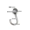 Flange de Bola de Aço Inoxidável Suporte para Tubo de Roupas Haste de Roupa Suporte de Roupa para Guarda-Roupa Flange Aberta Tubo Redondo Base da Haste de Secagem de Roupa Flange